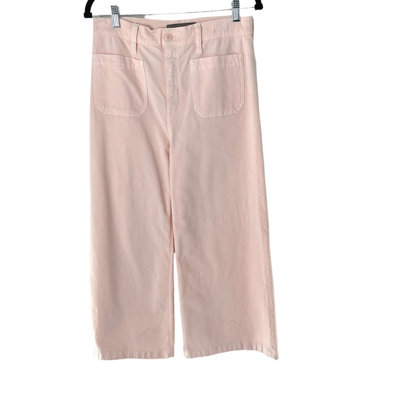 Point SUR SUBTLE PINK WIDE LEG CROP PANT - Picture 3 of 9